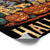 Ghost Riding Horse Halloween Season  Poster (Hoek)