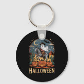 Ghost Riding Horse Halloween Season  Sleutelhanger (Voorkant)