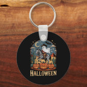 Ghost Riding Horse Halloween Season  Sleutelhanger (Voorkant)