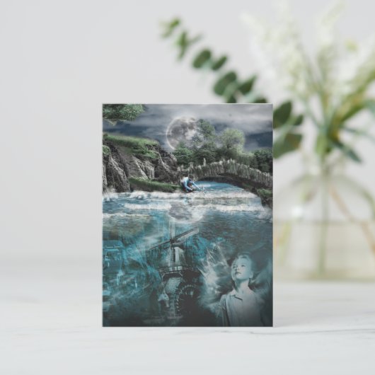 Ghost River Briefkaart (Staand voorkant)