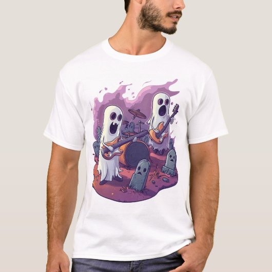  Ghost Rock Band T-shirt (Voorkant)