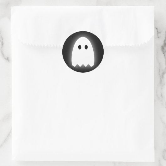 Ghost Ronde Sticker (Tas)