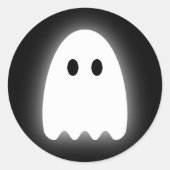 Ghost Ronde Sticker (Voorkant)
