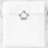 Ghost Ronde Sticker (Tas)