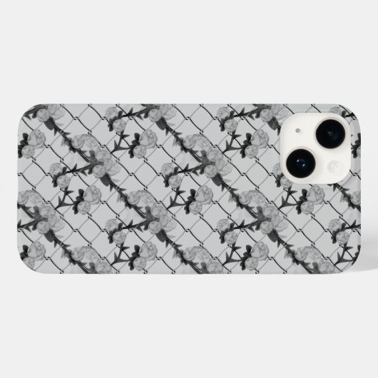 Ghost Roos die een kettingverbindingsomheining naa Case-Mate iPhone Case (Achterkant (horizontaal))