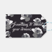 Ghost Roos Haunted Dreams Halloween Cadeaulabel (Voorkant (Horizontaal))