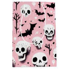 Ghost roze Helloween Wrapping Papier Bladen Medium Cadeauzakje