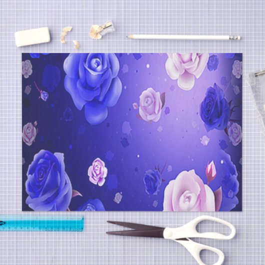 Ghost Rozen Paars Weefselpapier Tissuepapier (Craft)