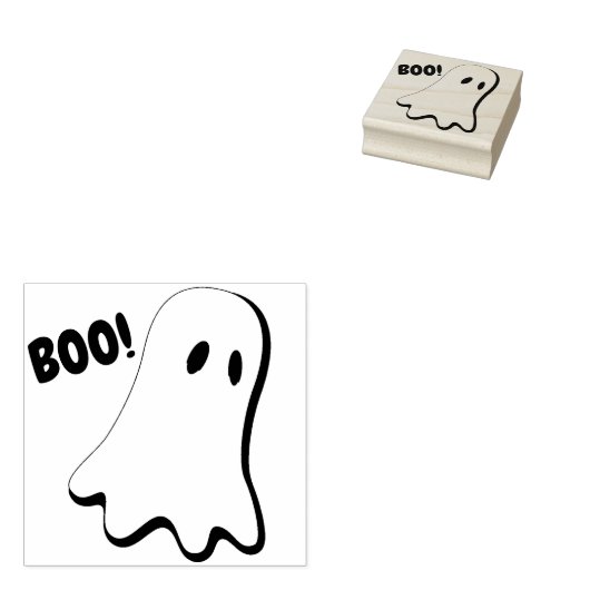 Ghost Rubberstempel (Gestempeld)