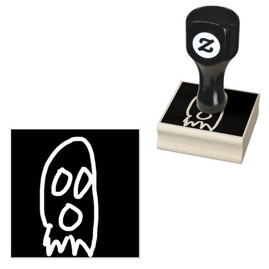 Ghost Rubberstempel (Gestempeld)
