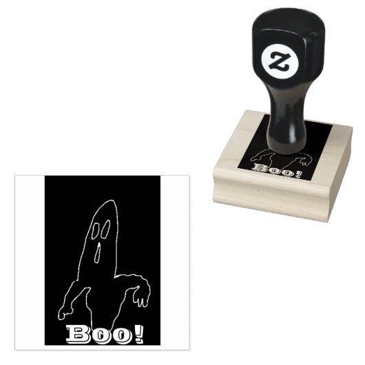Ghost Rubberstempel (Gestempeld)