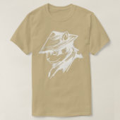 Ghost Samurai Mask Warrior Samurai Swords Bush T-shirt (Design voorkant)