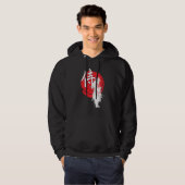Ghost Samurai Warrior Way of the Bushido Samurai M Hoodie (Voorkant volledig)