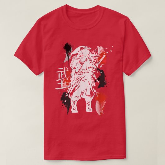 Ghost Samurai Warrior Way of the Bushido Samurai M T-shirt (Design voorkant)