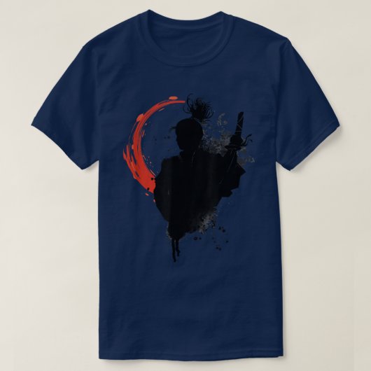 Ghost Samurai Warrior Way of the Bushido Samurai M T-shirt (Design voorkant)