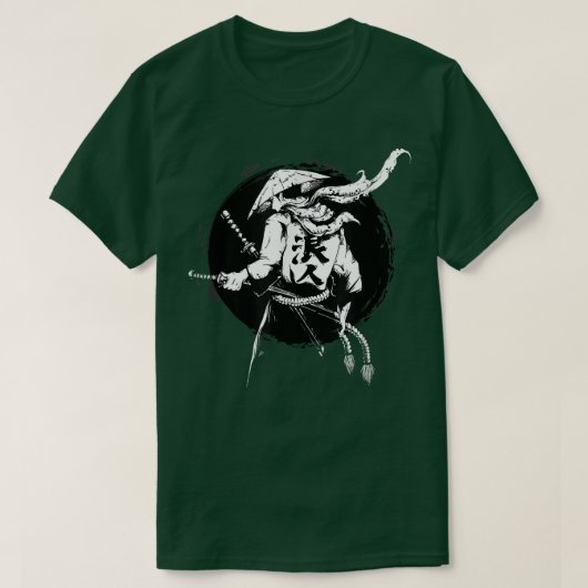 Ghost Samurai Warrior Way of the Bushido Samurai M T-shirt (Design voorkant)