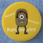 Ghost Sandal Bakezori- Funny Yokai Ronde Button 5,7 Cm