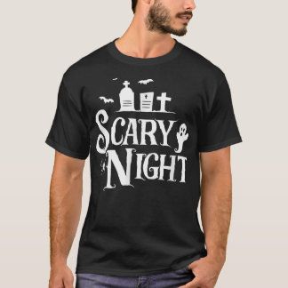Ghost Scary Night Spooky Gift Halloween Mannen Vro T-shirt