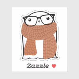 Ghost Schattige Halloween Art Herfst Herfst Seizoe Sticker