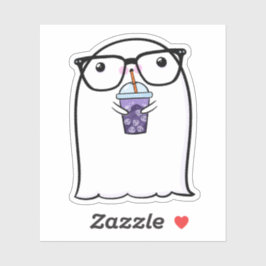 Ghost Schattige Halloween Art Herfst Herfst Seizoe Sticker