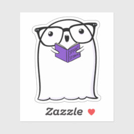 Ghost Schattige Halloween Art Herfst Herfst Seizoe Sticker