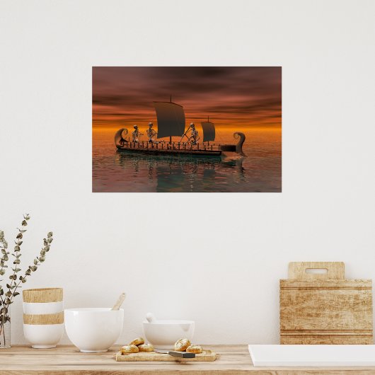 Ghost-schip Poster (Keuken)