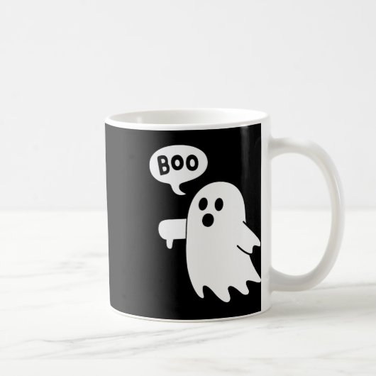 Ghost Screaming Book Afkeuring Ghost Hallowe Koffiemok (Rechts)