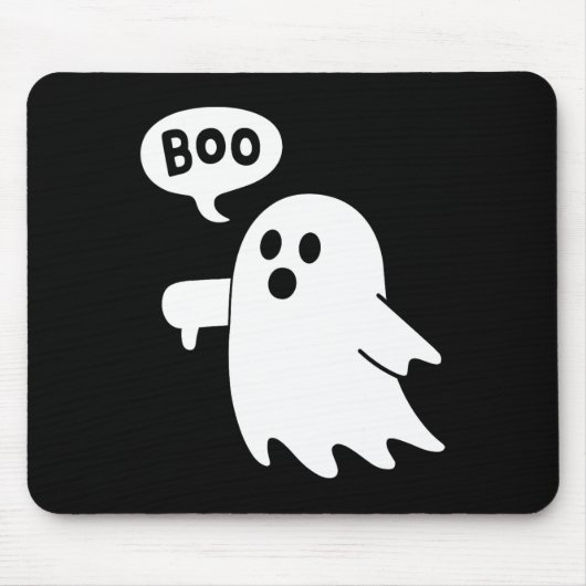 Ghost Screaming Book Afkeuring Ghost Hallowe Muismat (Voorkant)