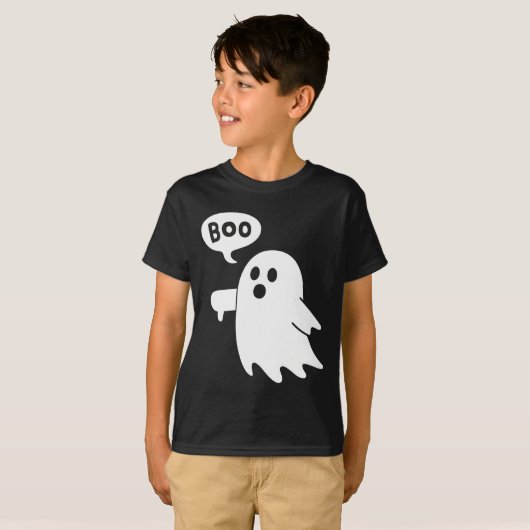 Ghost Screaming Book Afkeuring Ghost Hallowe T-shirt (Voorkant volledig)