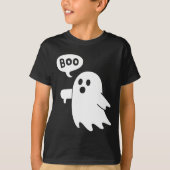 Ghost Screaming Book Afkeuring Ghost Hallowe T-shirt (Voorkant)