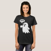 Ghost Screaming Book Afkeuring Ghost Hallowe T-shirt (Voorkant volledig)