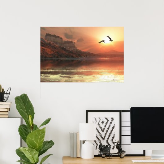 Ghost Seascape Print (Thuiskantoor)