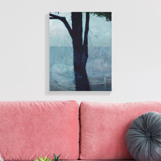Ghost Ship 6 Canvas Afdruk (Insitu (Woonkamer))