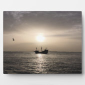 Ghost Ship at Sunset Canvas Print Fotoplaat (Voorkant)