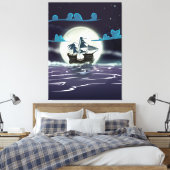 Ghost Ship Canvas Afdruk (Insitu (Slaapkamer))