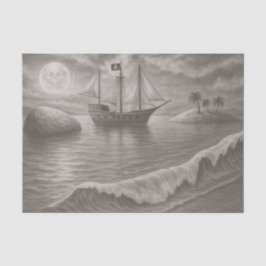 Ghost Ship – Nautical Pirate Tissuepapier