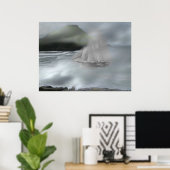 Ghost Ship Poster (Thuiskantoor)