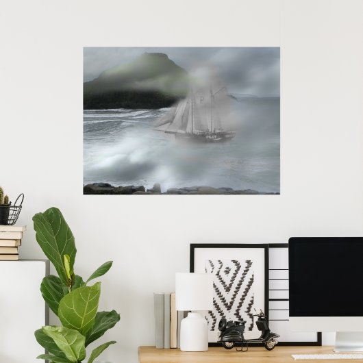 Ghost Ship Poster (Thuiskantoor)