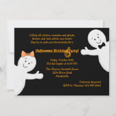 Ghost Siblings Halloween Party Invitation Kaart (Voorkant)