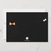 Ghost Siblings Halloween Party Invitation Kaart (Achterkant)