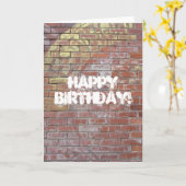 Ghost Sign, Happy Birthday! Kaart (Gele Bloem)