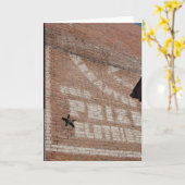 Ghost Sign in Brighton, Iowa Kaart (Gele Bloem)