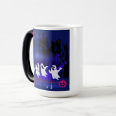 Ghost Singing Contest bij Haunted Forest Graveyard Magische Mok (Voorkant links)