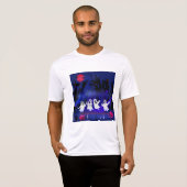 Ghost Singing Contest bij Haunted Forest Graveyard T-shirt (Voorkant volledig)