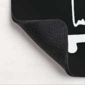 Ghost Skateboard Lazy Halloween Costume Funny Skat Muismat (Hoek)