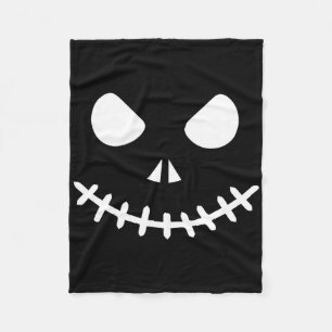 Ghost Skeleton Halloween Fleece Deken