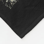 Ghost Skeleton - Spooky Skull Halloween Kostuum Fleece Deken (Hoek)