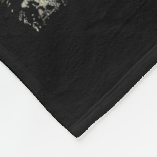 Ghost Skeleton - Spooky Skull Halloween Kostuum Fleece Deken (Hoek)