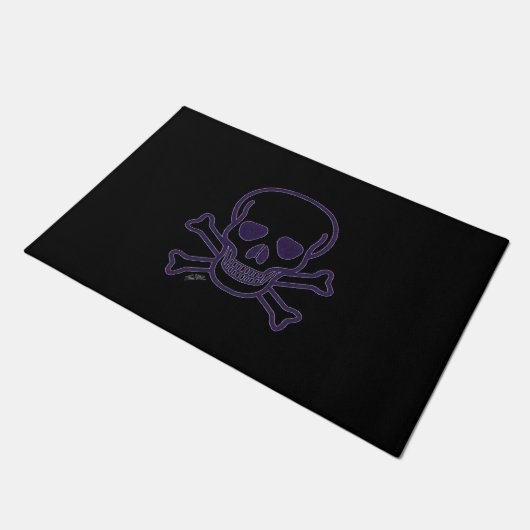 Ghost Skull doormat Deurmat (Schuin)