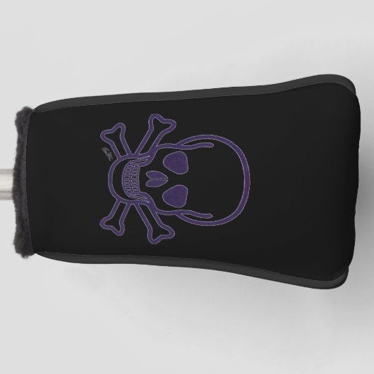 Ghost Skull golfafdekking Golfheadcover (Voorkant)